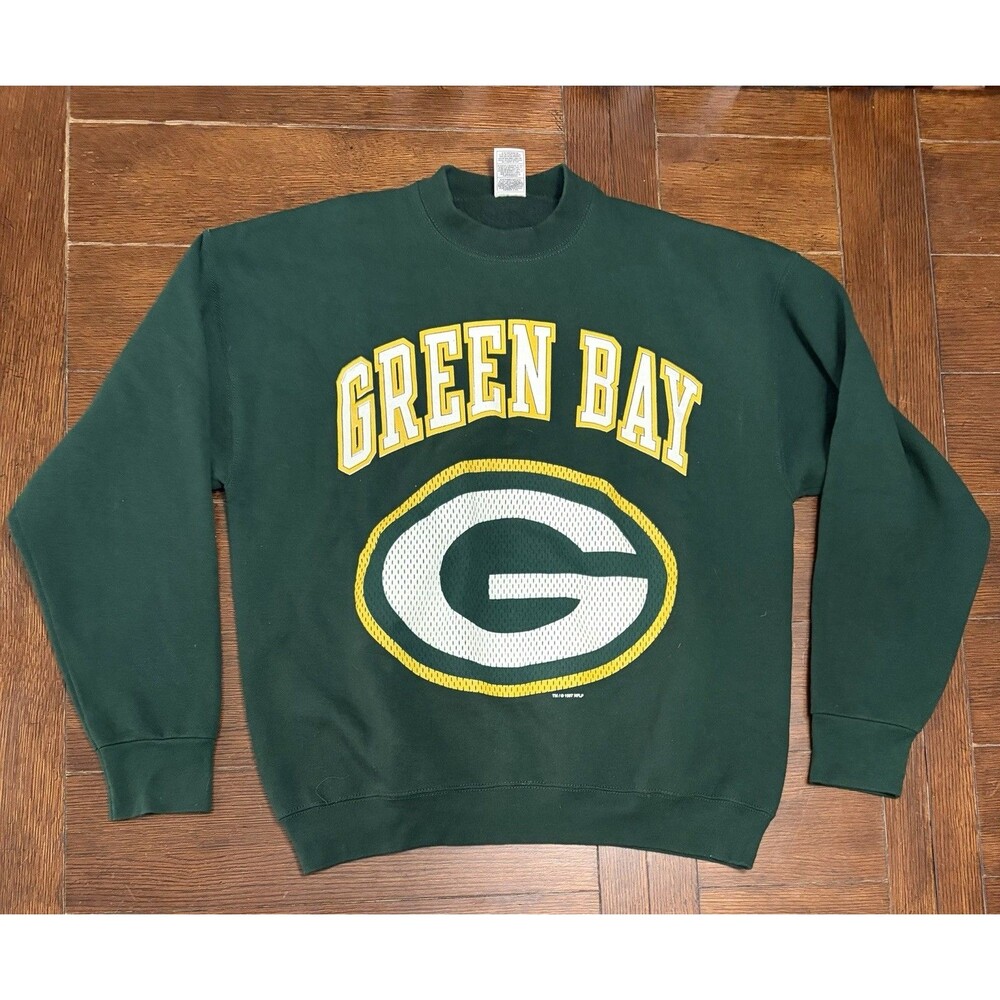 Vintage 1997 Green Bay Packers Men’s Size XL Made In USA Crewneck Sweater